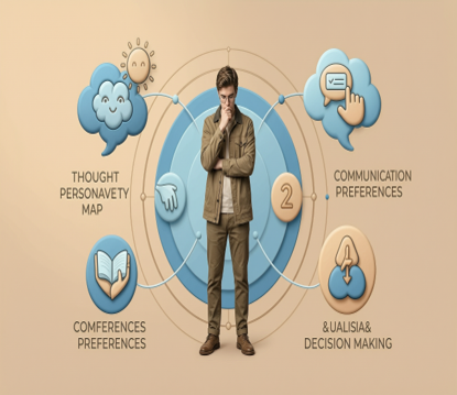 MBTI 性格探索示意图